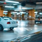 Limpeza de estacionamento