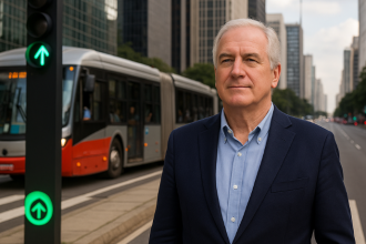 Aldo Vendramin apresenta o transporte coletivo como pilar para cidades inteligentes e mobilidade eficiente.