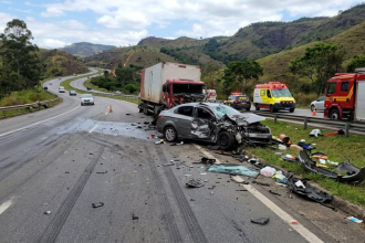 Acidente na BR-040 em Minas Gerais deixa duas pessoas mortas e reacende alerta para segurança nas rodovias