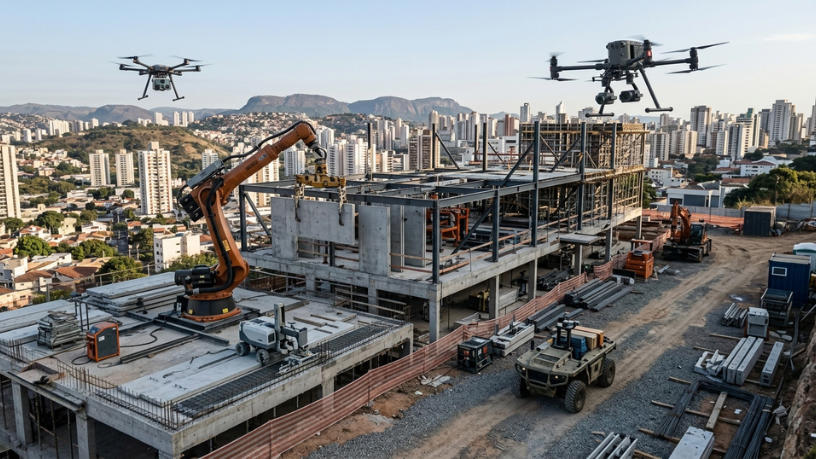 IA na construção civil chega a Belo Horizonte e pode mudar obras em Minas Gerais; veja o que já é possível fazer